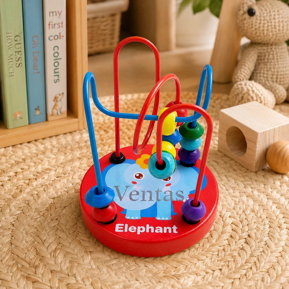 VENTAS elephant bead maze toy